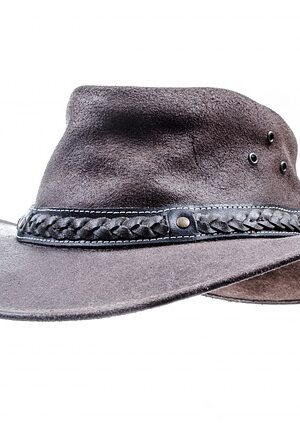 Leather Cowboy Hat